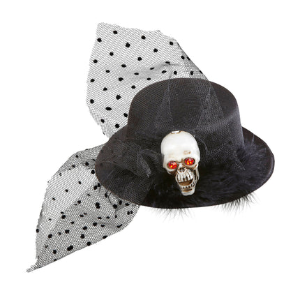 Chapeau d'Halloween Mini crâne