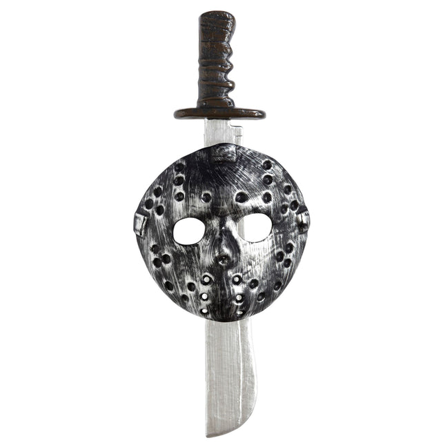 Ensemble d'accessoires d'Halloween Masque et Machette 2 pièces