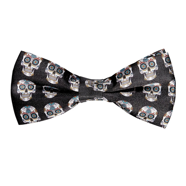 Dia De Los Muertos Bow Noir