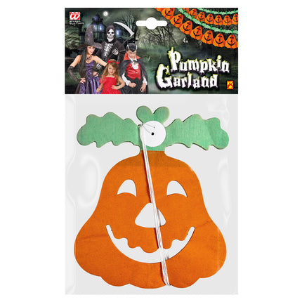 Guirlande d'Halloween Citrouilles 4m
