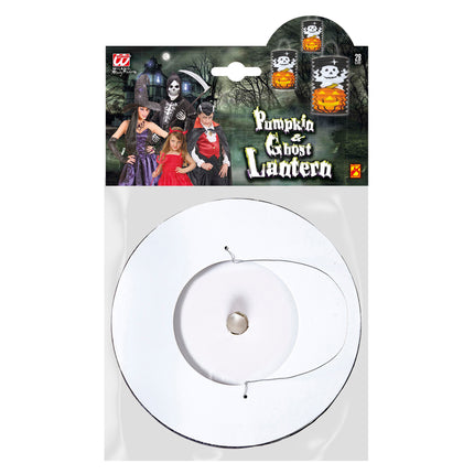 Lanterne d'Halloween Citrouille et fantôme