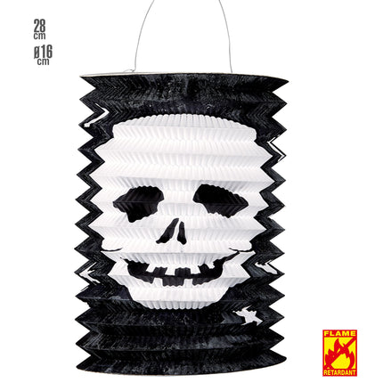 Halloween Lampion crâne noir