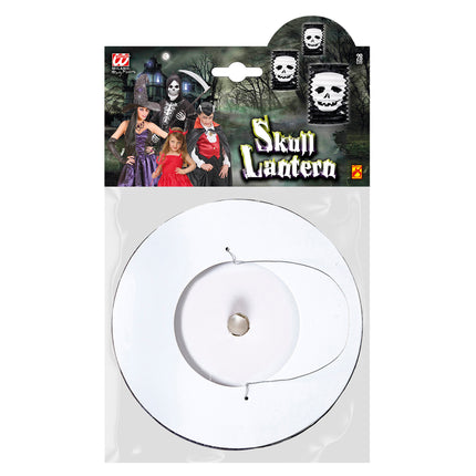 Halloween Lampion crâne noir