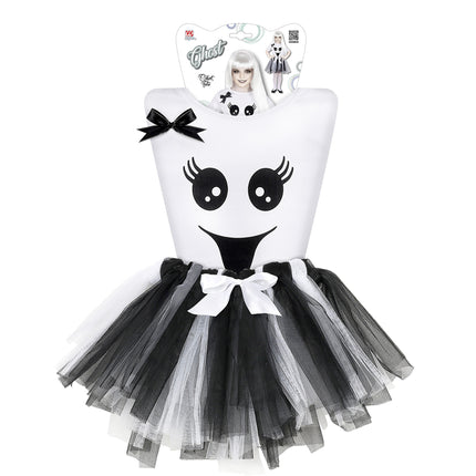 Robe d'Halloween Fille Squelette