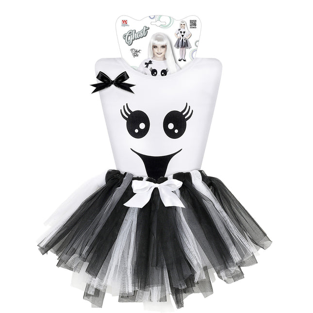 Robe d'Halloween Fille Squelette