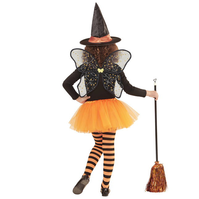 Ensemble d'accessoires d'Halloween Enfant Sorcière 3 pièces