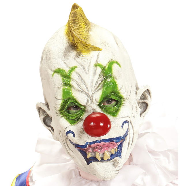 Masque d'Halloween coloré Clown fou