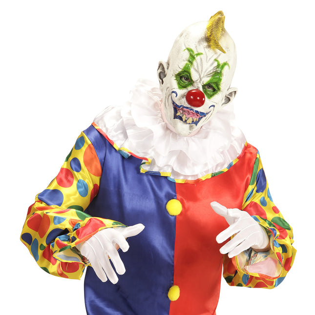 Masque d'Halloween coloré Clown fou
