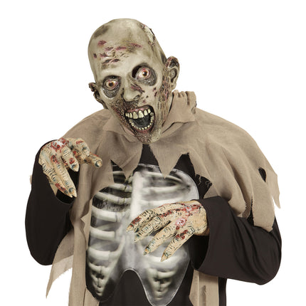 Masque d'Halloween Zombie Vert