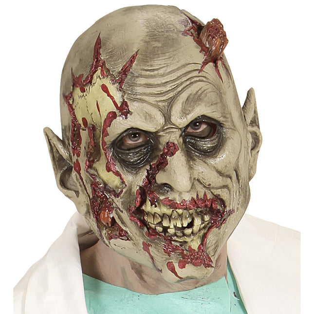 Masque d'Halloween Laboratoire Zombie