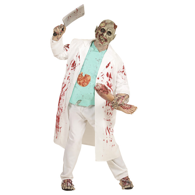 Masque d'Halloween Laboratoire Zombie