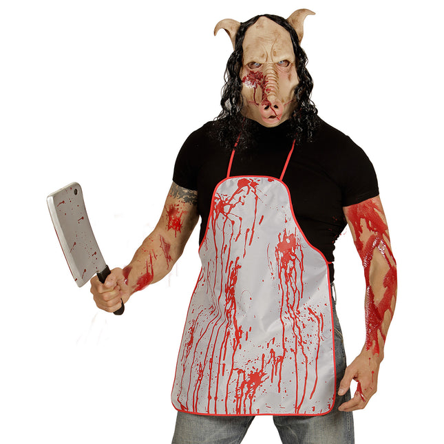 Masque d'Halloween Beige Pig