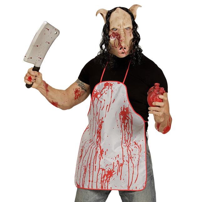 Masque d'Halloween Beige Pig