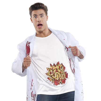 Chemise d'Halloween Intestins d'homme