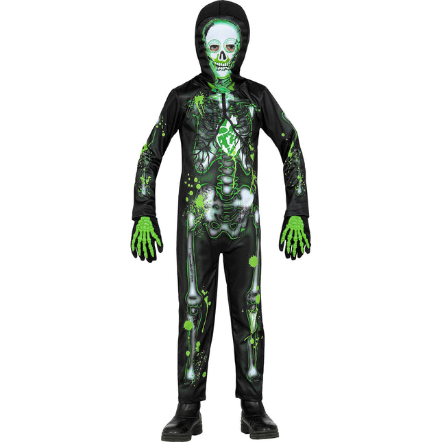 Costume d'Halloween enfant Squelette empoisonné