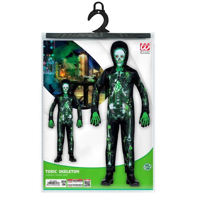 Costume d'Halloween enfant Squelette empoisonné