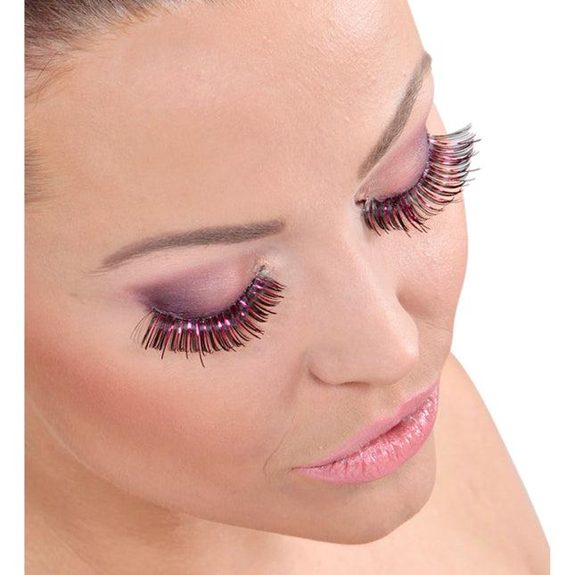Faux cils colorés