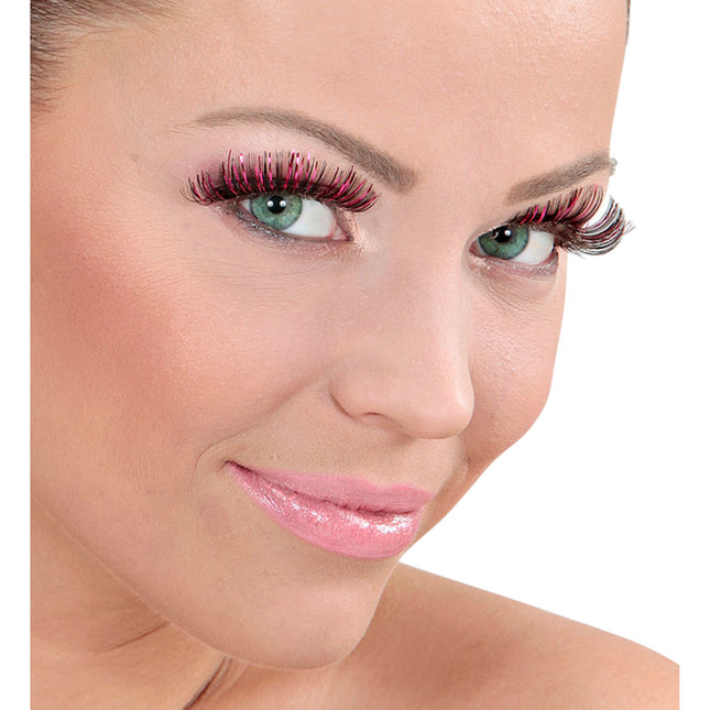 Faux cils colorés