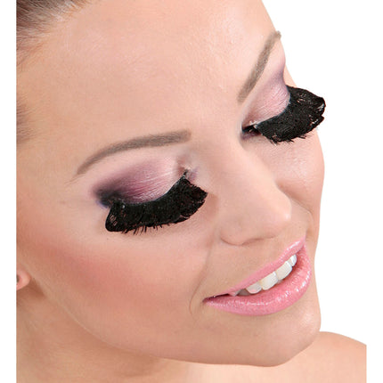 CILS NOIRS, DENTELLE