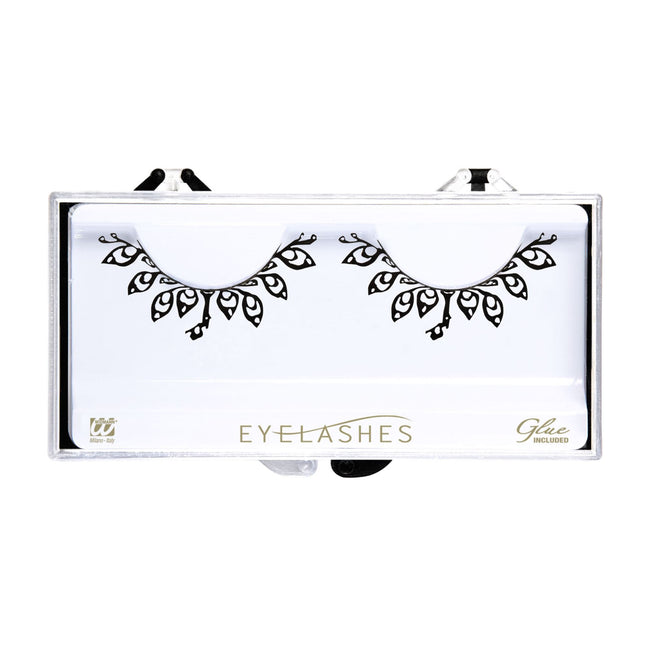 Faux cils noirs en plastique