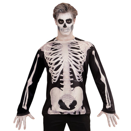 T-SHIRT MANCHES LONGUES HOMME SQUELETTE