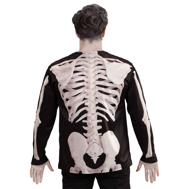 T-SHIRT MANCHES LONGUES HOMME SQUELETTE
