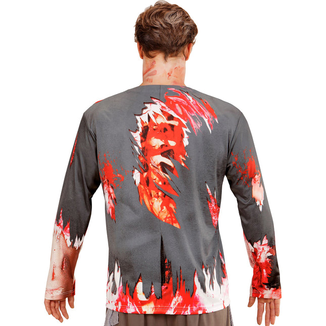 T-SHIRT MANCHES LONGUES HOMME ZOMBIE