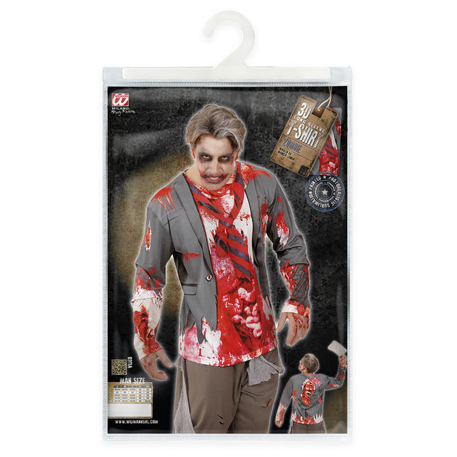 T-SHIRT MANCHES LONGUES HOMME ZOMBIE