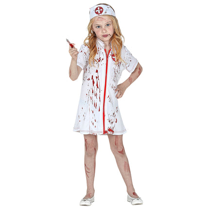 Costume d'infirmière fille 2 pièces
