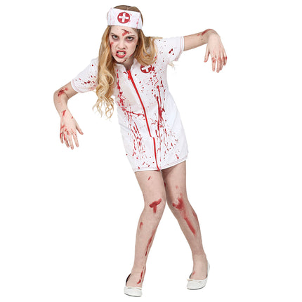 Costume d'infirmière fille 2 pièces