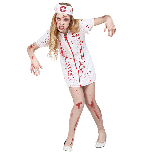 Costume d'infirmière fille 2 pièces