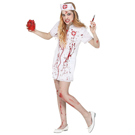 Costume d'infirmière fille 2 pièces
