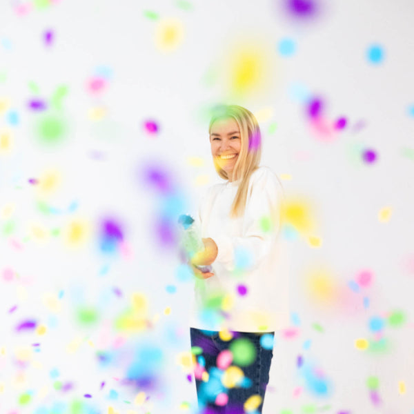 Canon à confettis colorés 60cm