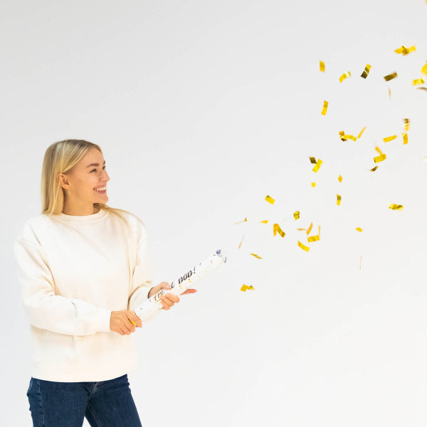 Confetti d'or en feuille de canon 40cm