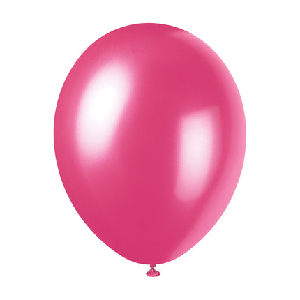 Fuchsia Balloons Gloss Latex 30cm 10pcs