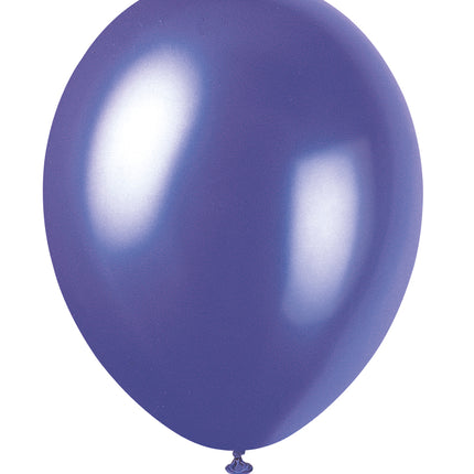12" Ballons de baudruche perlés Premium, 8ct - Electric Purple