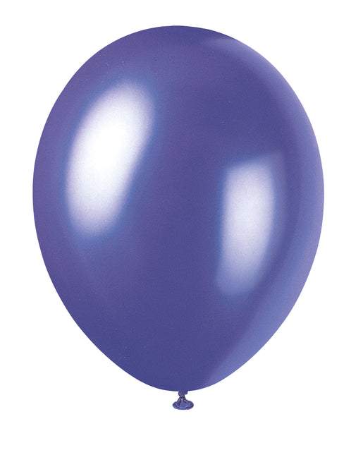 12" Ballons de baudruche perlés Premium, 8ct - Electric Purple