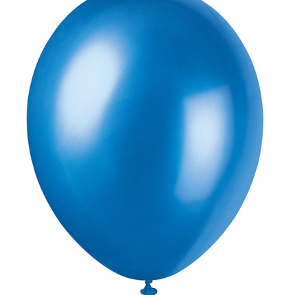 12" Ballons de baudruche perlés Premium, 8ct - Cosmic Blue