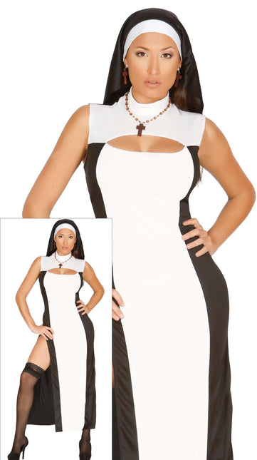 Costume de nonne long