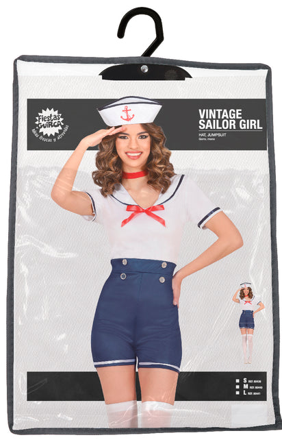 Costume Bleu Blanc Dames Sailor