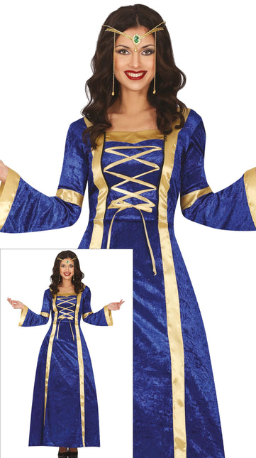 Costume Jonkvrouw Bleu Dames