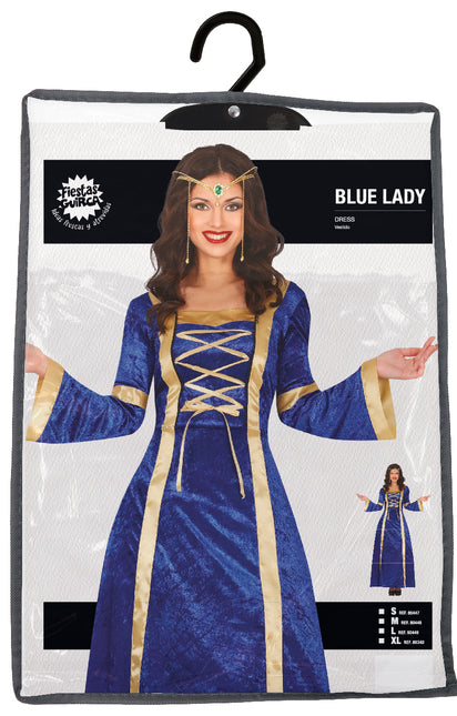 Costume Jonkvrouw Bleu Dames