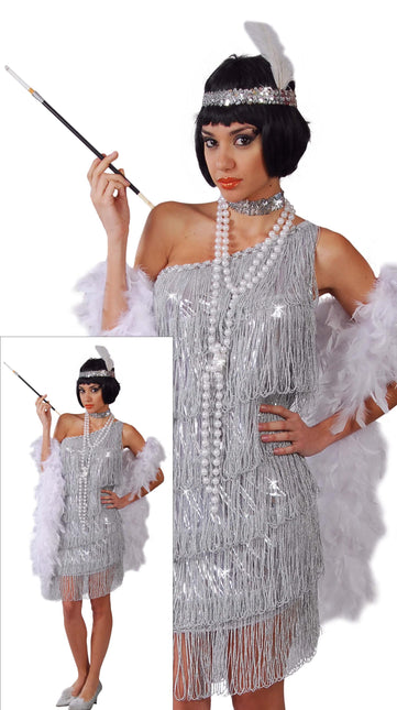 Robe Charleston Argent Dames