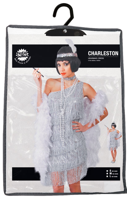 Robe Charleston Argent Dames