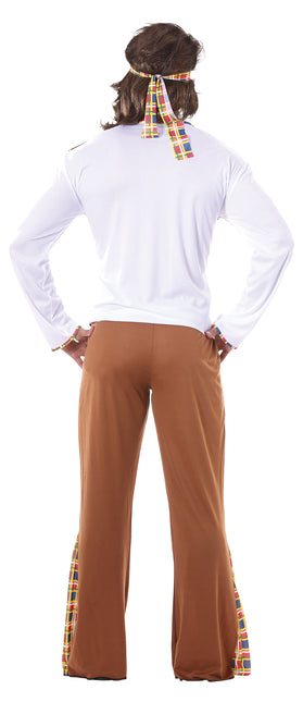 Costume hippie marron