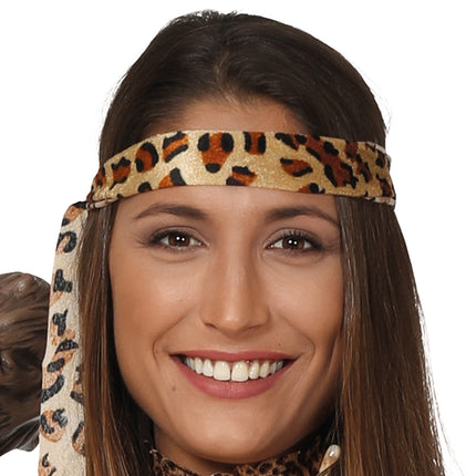 Costume de l'homme des cavernes Dames brunes