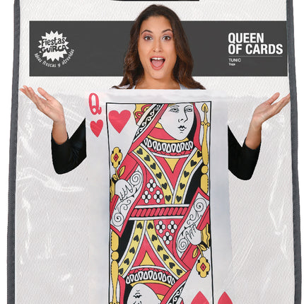 Costume de carte de la reine des cœurs L