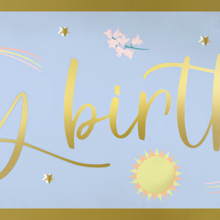 Bannière Joyeux Anniversaire Licorne