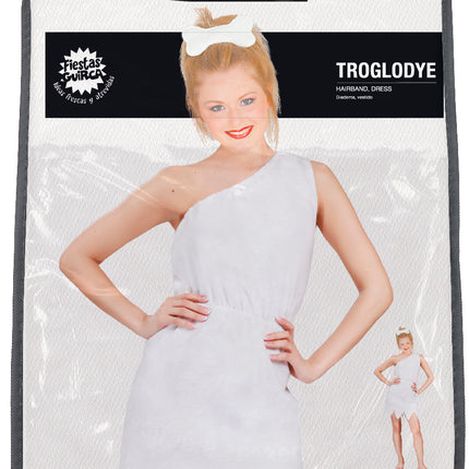 Costume d'homme des cavernes Dames blanches
