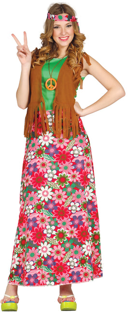 Costume de hippie heureux